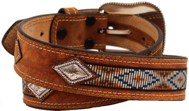 Men's Western Natural Leather Belt – Wild West Living