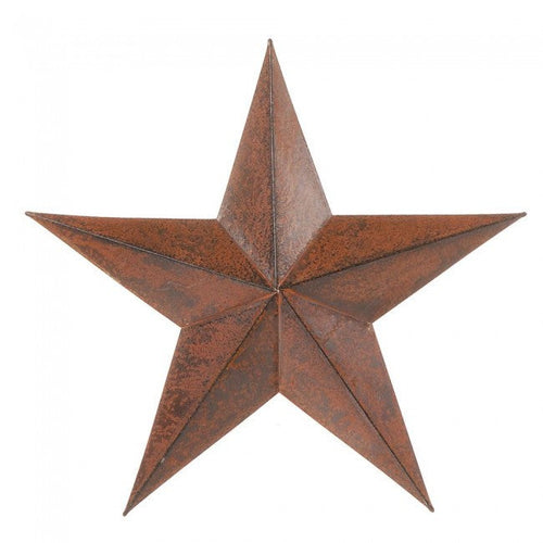 Western Rusted Metal Star - 12