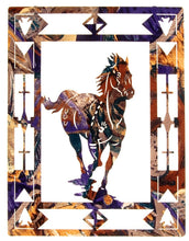 Load image into Gallery viewer, (LZESCP20W) &quot;Escape&quot; Running Horse Laser-Cut Metal Wall Art