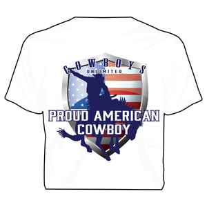 "Proud American Cowboy" Western T-Shirt