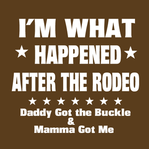 (MBKDS2135) "I Happened" Western Kids T-Shirt