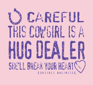(MBKDS2146) "Cowgirl Hug Dealer" Western Kid's T-Shirt