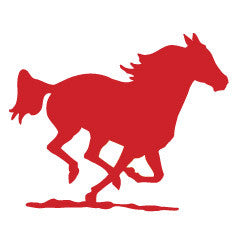 (MBRR8093) "Horse 12"  Reflective Trailer Decal