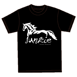 (MBUH7566) "Junkie" Horses Unlimited T-Shirt