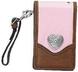 (MFW06006273) Ladies' Western Pink Cell Phone Holder