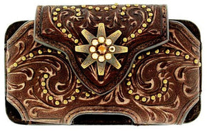 (MFW0686402) Western iPhone4/PDA Cellphone Holder Brown