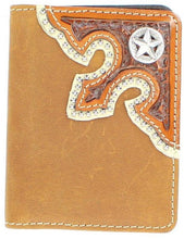 Load image into Gallery viewer, (MFWN5463044) Western Texas Star Bi-Fold Leather Wallet
