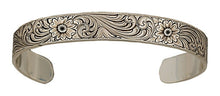 Load image into Gallery viewer, (MSBC856RTS) Western Antiqued Montana Classic Engraved Narrow Cuff Bracelet