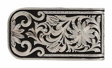 Load image into Gallery viewer, (MSMCL27) Western Leathercut Bitterroot Money Clip