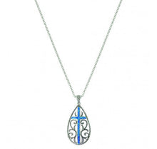 Load image into Gallery viewer, Filigree Cross Western Necklace