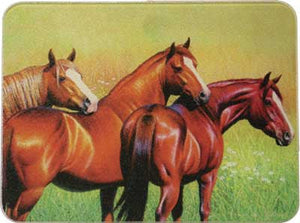 (RE727) "3 Horse" Cutting Board