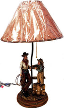 Load image into Gallery viewer, (RWRA1369) &quot;Cowboy and Son&quot; Western Table Lamp
