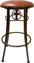 Load image into Gallery viewer, (RWRA3400) &quot;Praying Cowboy&quot; Western Barstool 28&quot; Tall