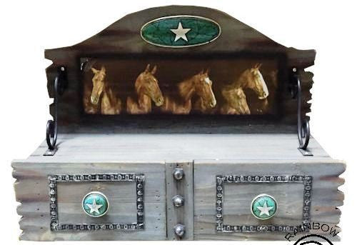 (RWRA9269) Western Horse Box with Storage