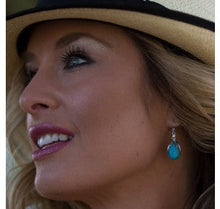 Load image into Gallery viewer, Sterling Lane Crowns of Glory Turquoise Earrings