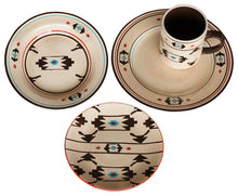 Load image into Gallery viewer, &quot;Artesia&quot; Southwestern 16-Piece Dinnerware Set