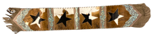 Load image into Gallery viewer, Western Star Leather & Cowhide Table Runner - 76" Long