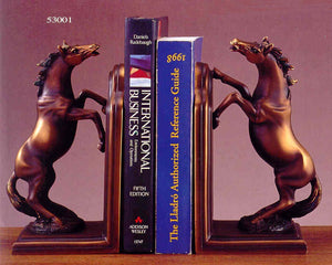 (TN53001) "Horse Bookends" Sculpture