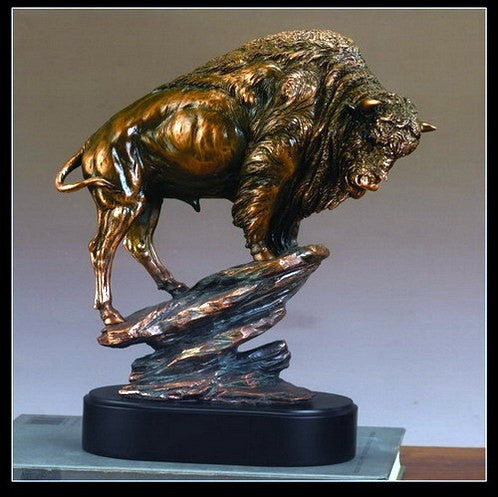(TN53203) Western Buffalo Sculpture Large
