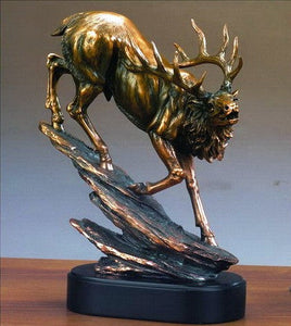 (TN53205) Western Bugling Elk Sculpture