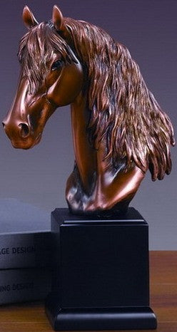 (TN55146) Western Horse Head Sculpture - 12