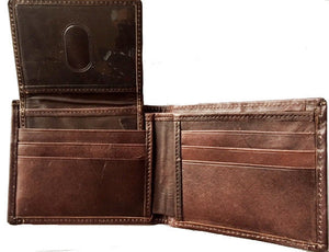 (WFAXRC-B4) Twisted-X Soft Distressed Brown Bi-Fold Wallet