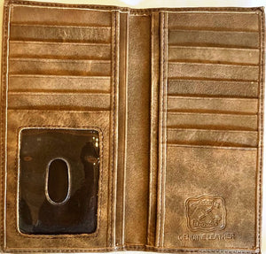 Twisted-X Soft Distressed Brown Rodeo Wallet