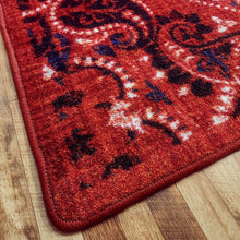 Load image into Gallery viewer, &quot;Kerchief Red&quot; Western Area Rugs - Choose from 6 Sizes!