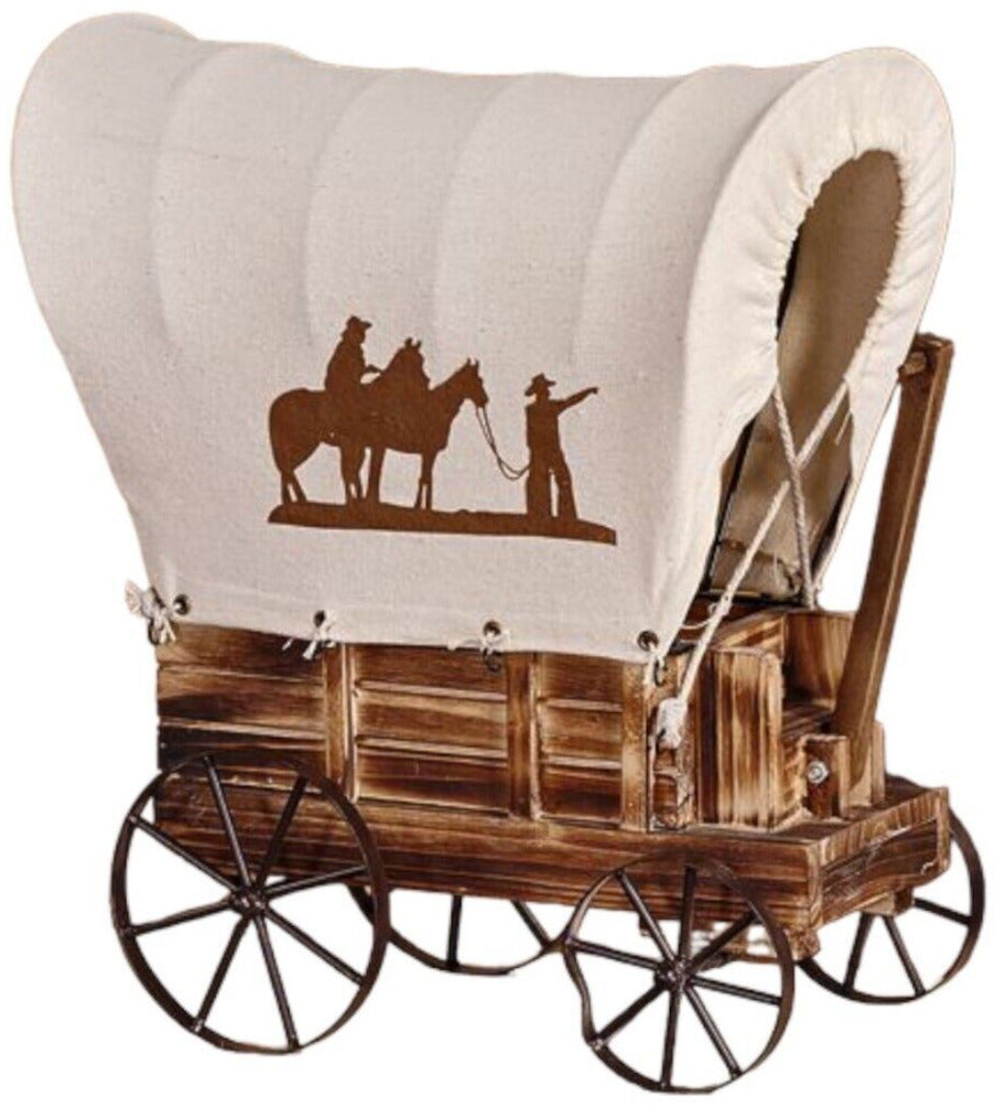 Covered Wagon Table Lamp - Pair