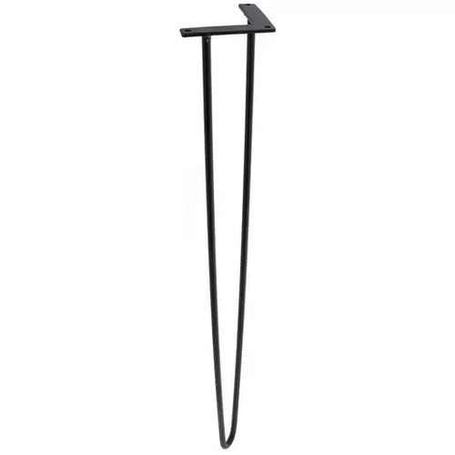 Matte Black Hairpin Metal Table Leg