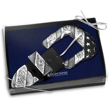 Load image into Gallery viewer, Patriotic 3-Piece Western Buckle Set