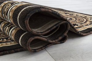 Texas Star Black Rug Collection - 6 Sizes to Choose From!