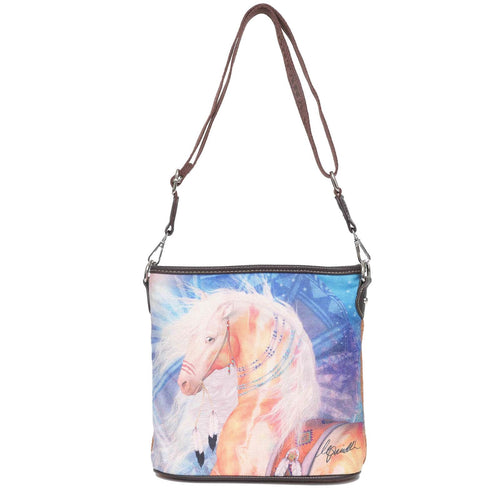 Western Horse Art Canvas Crossbody- Laura Prindle Collection