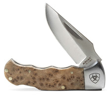 Load image into Gallery viewer, Ariat Pocket Knife Brown with Smooth Blade