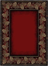 Load image into Gallery viewer, &quot;Danbury Red&quot; Lodge Area Rug Collection - Available in 4 Sizes!
