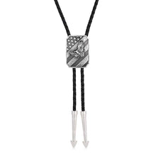 Load image into Gallery viewer, American Made Tradition Gunmetal Bolo Tie - Made in the USA!