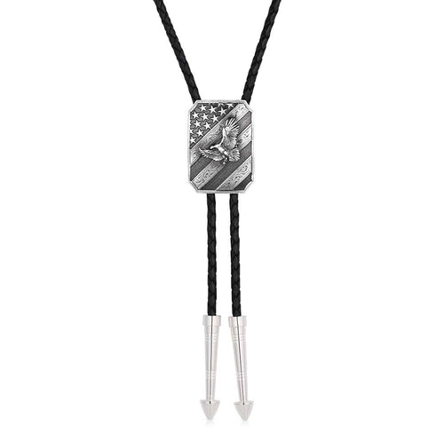 American Made Tradition Gunmetal Bolo Tie - Made in the USA!