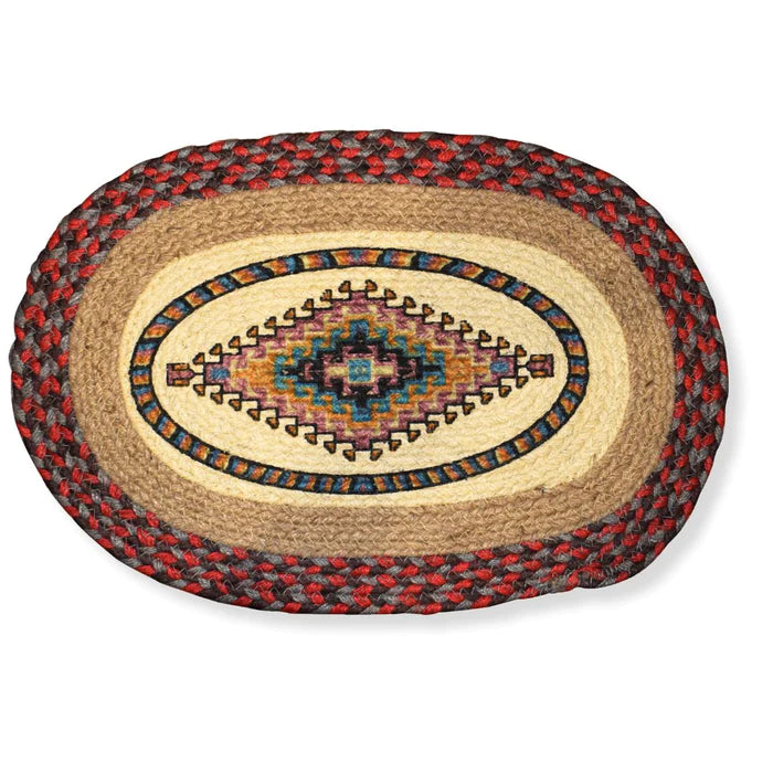 Aztec Braided Jute Table Mat