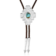 Load image into Gallery viewer, Santa Fe Turquoise Bolo Tie - Made in the USA