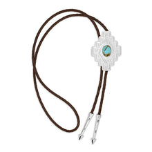 Load image into Gallery viewer, Santa Fe Turquoise Bolo Tie - Made in the USA
