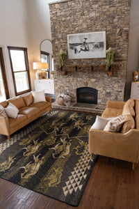 "Buffalo Rising - True Earth" Area Rugs - Choose from 6 Sizes!