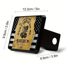 Load image into Gallery viewer, &quot;Don&#39;t Tread on Me&quot; Trailer Hitch Cover