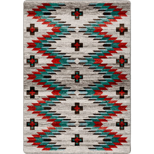 "Celebration- Blue" Western Area Rugs - Choose from 6 Sizes!