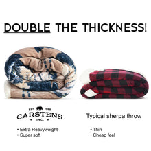 Load image into Gallery viewer, "Three Buffalo" Plush Throw - 54" X 68"