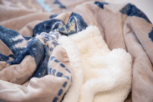 Load image into Gallery viewer, "Three Buffalo" Plush Throw - 54" X 68"