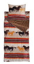 Load image into Gallery viewer, "Running Horses"  Slumber Bag
