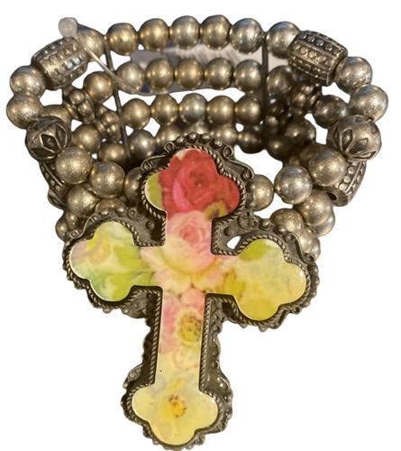 Multi-Color Cross Stretch Bracelet