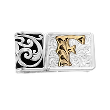 Load image into Gallery viewer, Classic Filigree Custom Money Clip with Initial - Made in the USA!