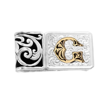 Load image into Gallery viewer, Classic Filigree Custom Money Clip with Initial - Made in the USA!