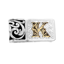 Load image into Gallery viewer, Classic Filigree Custom Money Clip with Initial - Made in the USA!